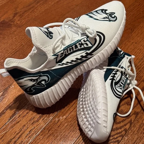 Philadelphia Eagles sneakers men 8.5-9 woman’s 11-11.5 - Picture 10 of 10